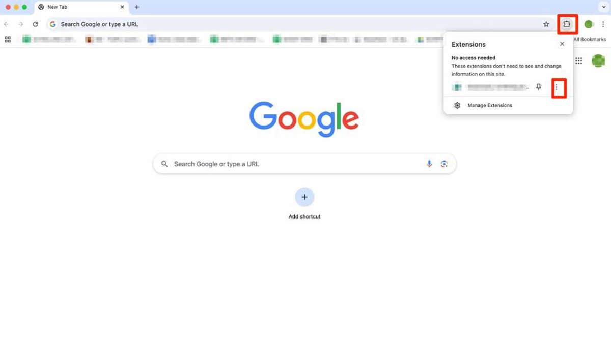 google search page