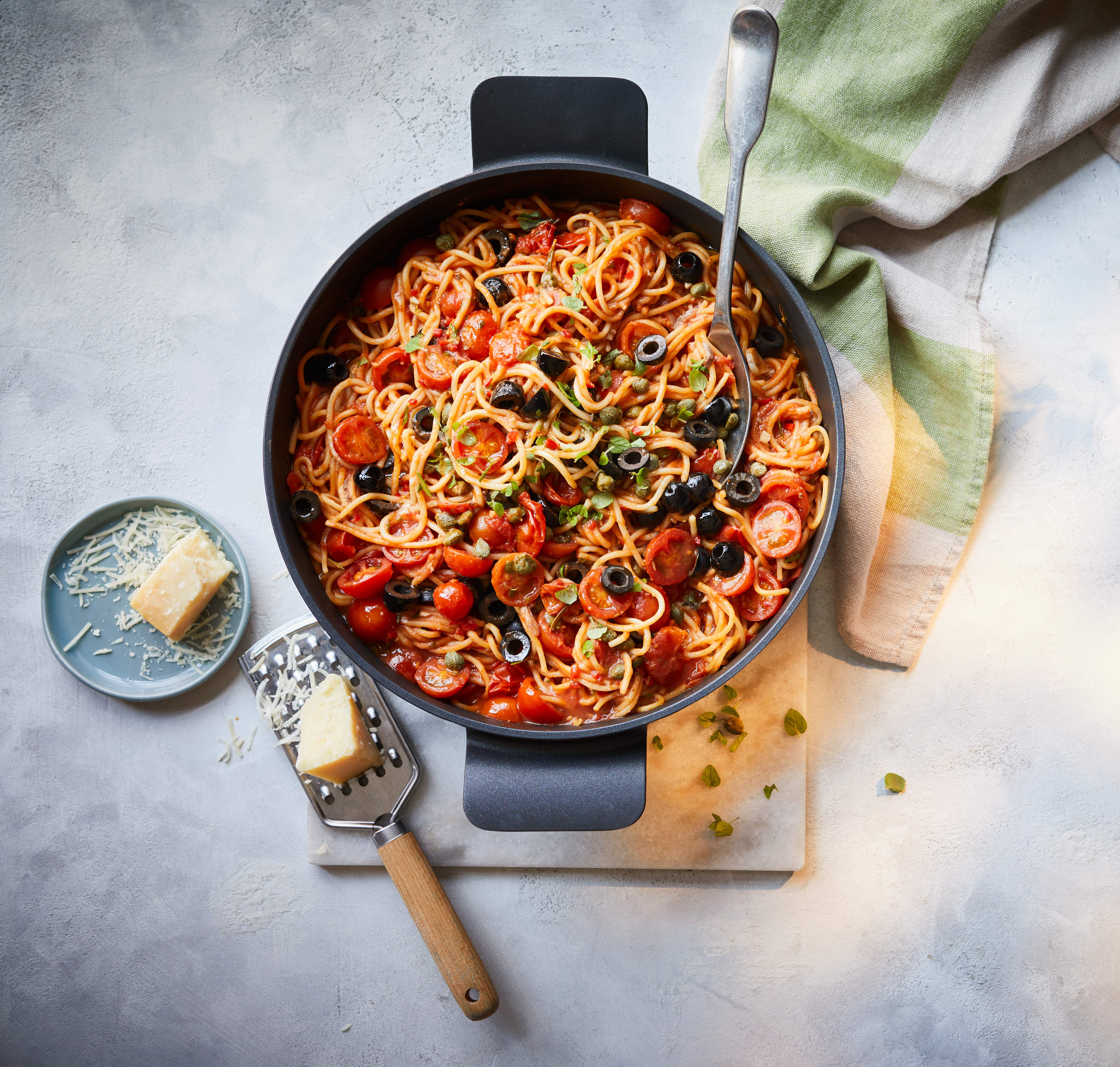 All the punch of the Italian classic, minus the guilt – dinner in one pan, done right