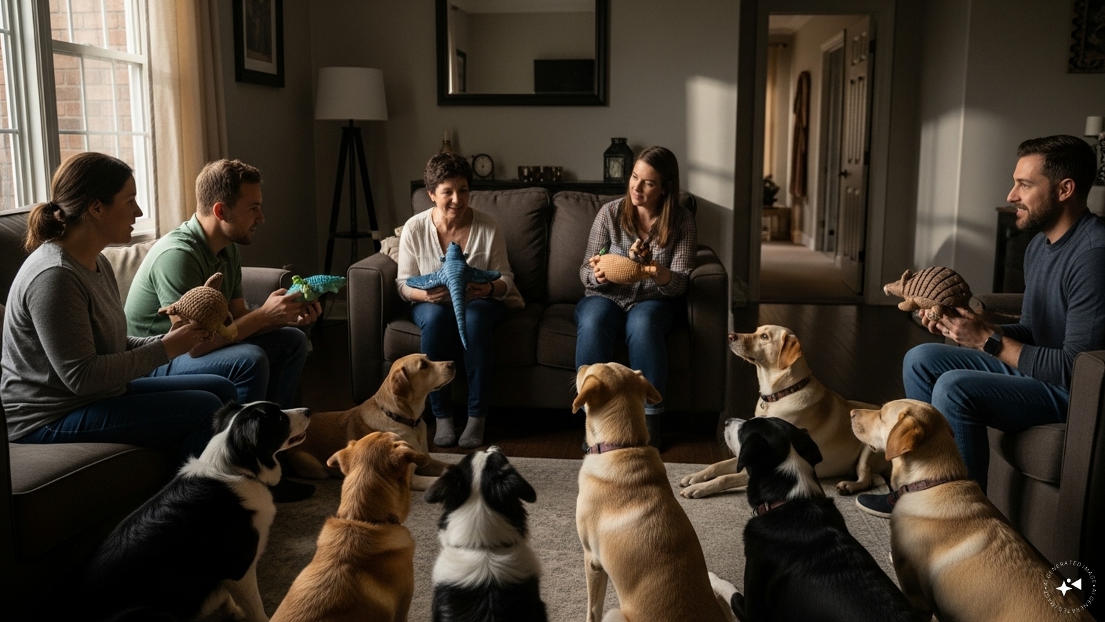 As per the report, Ten gifted dogs — including a Border collie named Basket and a Labrador named Augie — watched their owners hold a new toy and talk to another person about it. Then the pups were told to go to another room and retrieve that specific toy from a pile of many others. Seven out of the ten dogs successfully learned the names of their new toy stingrays and armadillos from passively listening to their owners.