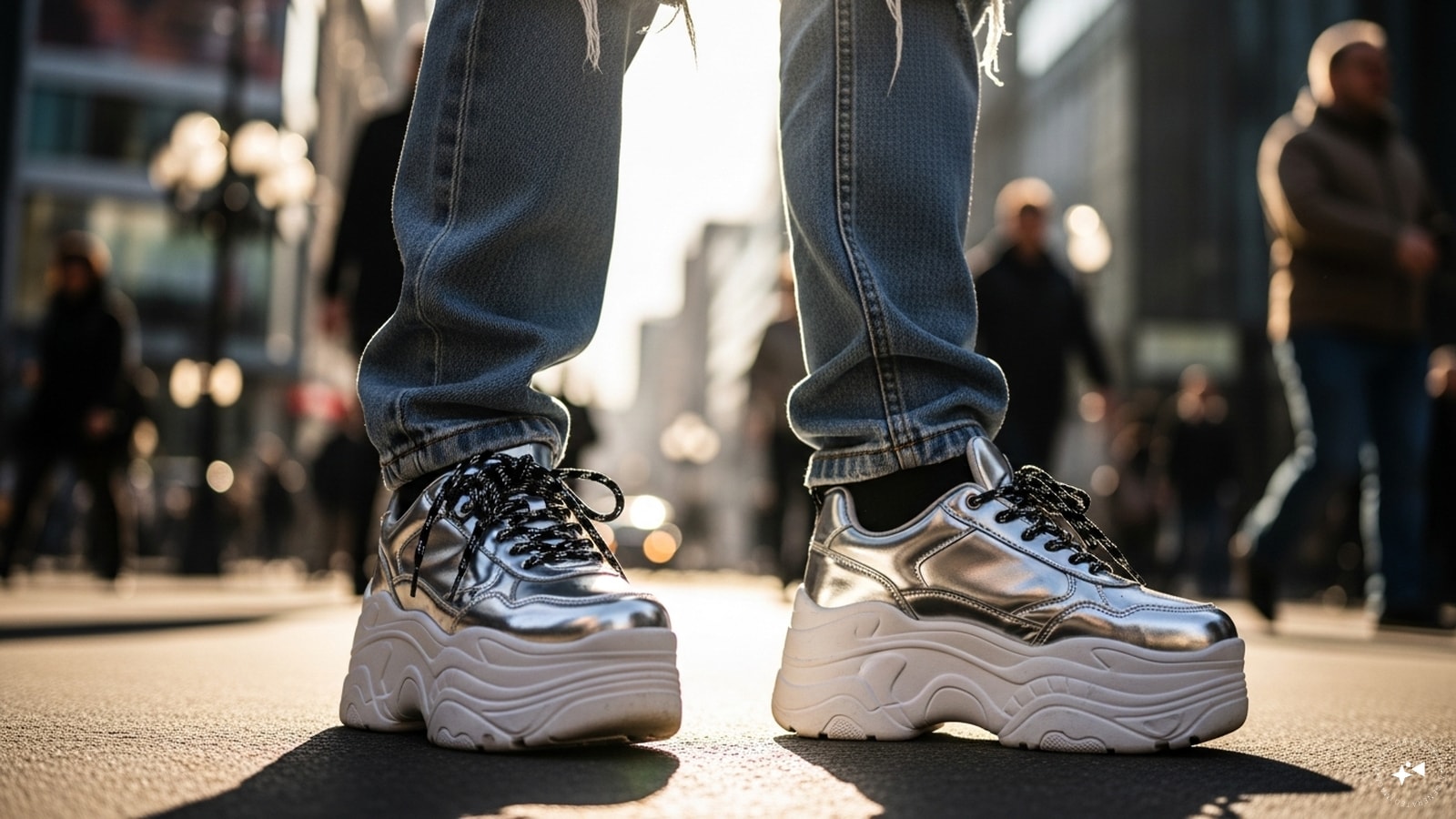 Platform Sneakers: Chunky platform sneakers, a signature footwear trend of the 2000s, have returned to streets and runways alike. Offering extra height and bold style, they pair well with jeans, skirts, or dresses, bringing a retro yet edgy vibe to modern outfits.